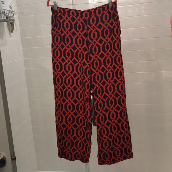 Escapada boutique statement printed wide leg pants - Picture 1 of 6